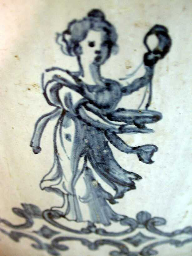 Wine jar (Orcio da vino), workshop of the Marmi family, Maiolica (tin-glazed earthenware), Italian, Montelupo