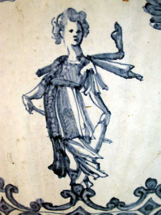 Wine jar (Orcio da vino), workshop of the Marmi family, Maiolica (tin-glazed earthenware), Italian, Montelupo