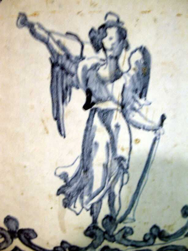 Wine jar (Orcio da vino), workshop of the Marmi family, Maiolica (tin-glazed earthenware), Italian, Montelupo