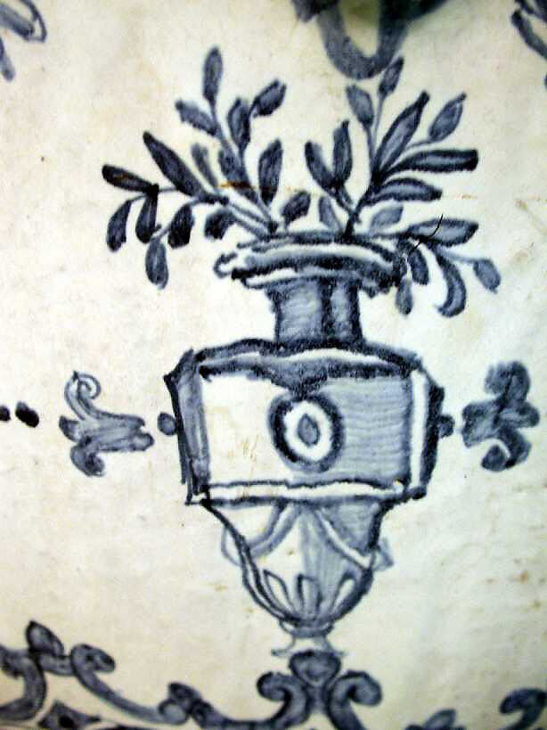 Wine jar (Orcio da vino), workshop of the Marmi family, Maiolica (tin-glazed earthenware), Italian, Montelupo