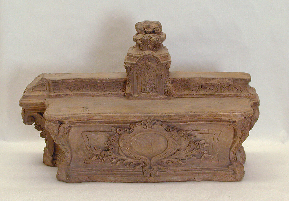 Model for an altar, Terracotta, Italian or French
