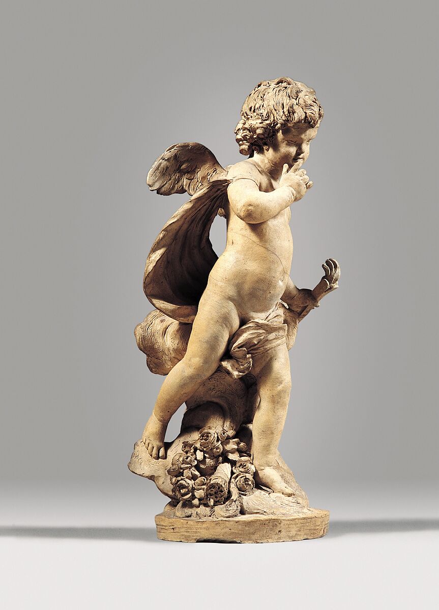 Stealthy Cupid, Terracotta (pale yellow, unpatinated), French