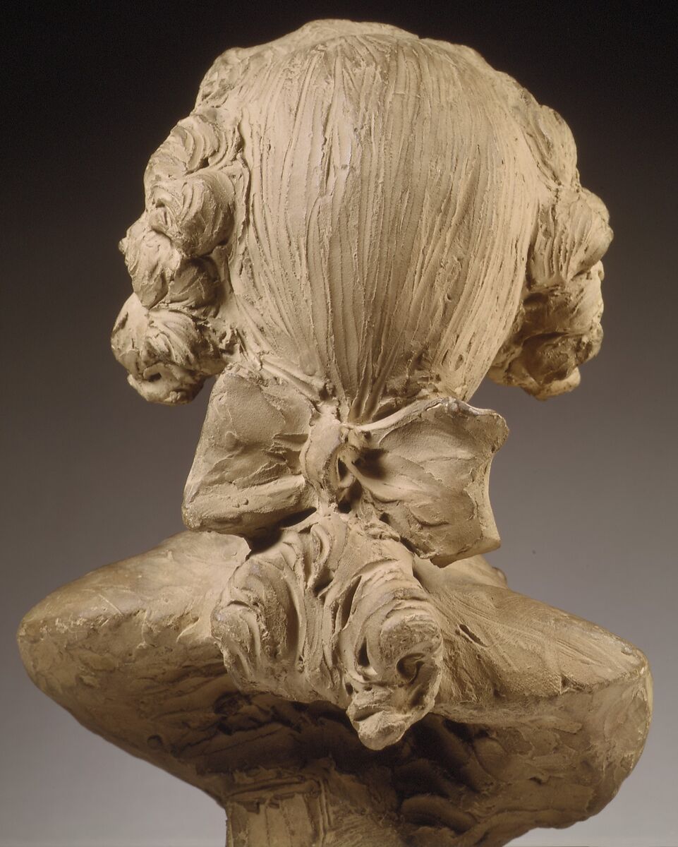 Bust of a Man, Jean-Baptiste Lemoyne the Younger (French, Paris 1704–1778 Paris), Bust: pale gray terracotta, covered with a buff colored wash; socle: breccia violetta marble, French, Paris