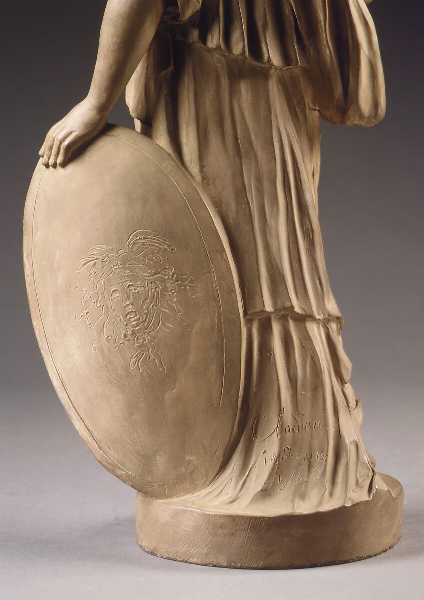 Minerva, Clodion (Claude Michel) (French, Nancy 1738–1814 Paris), Terracotta, French, modeled Italy, Rome