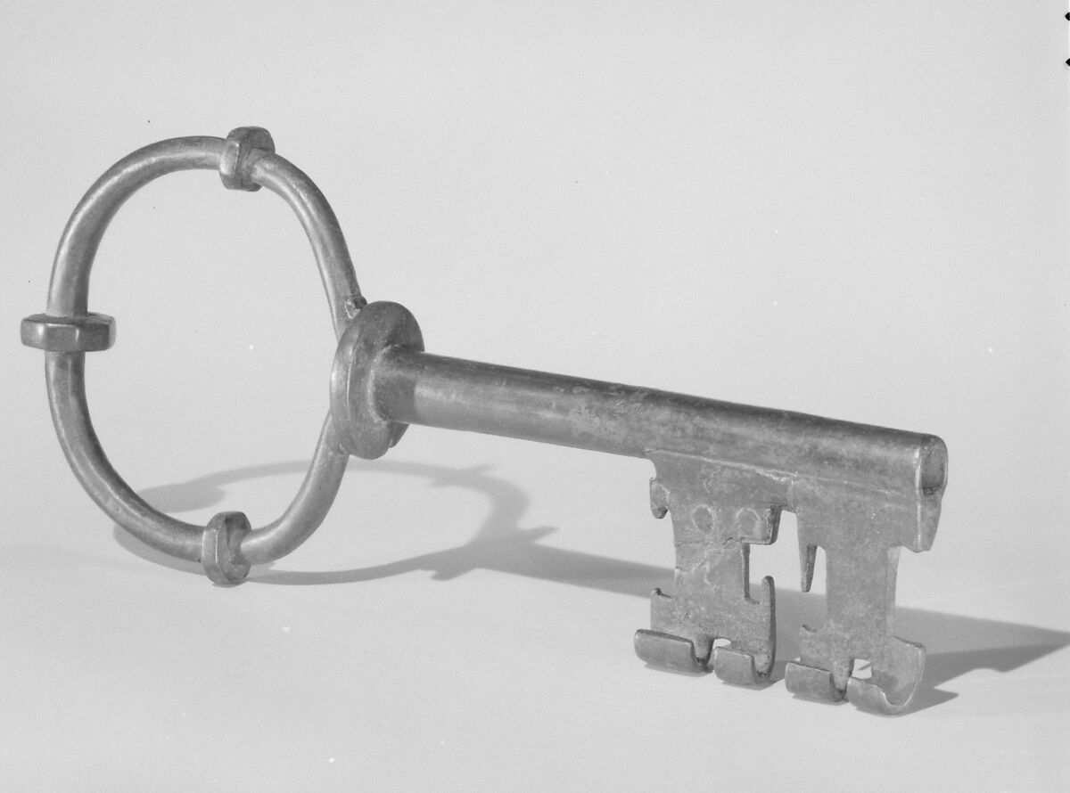 Key, Wrought iron, probably Italian 