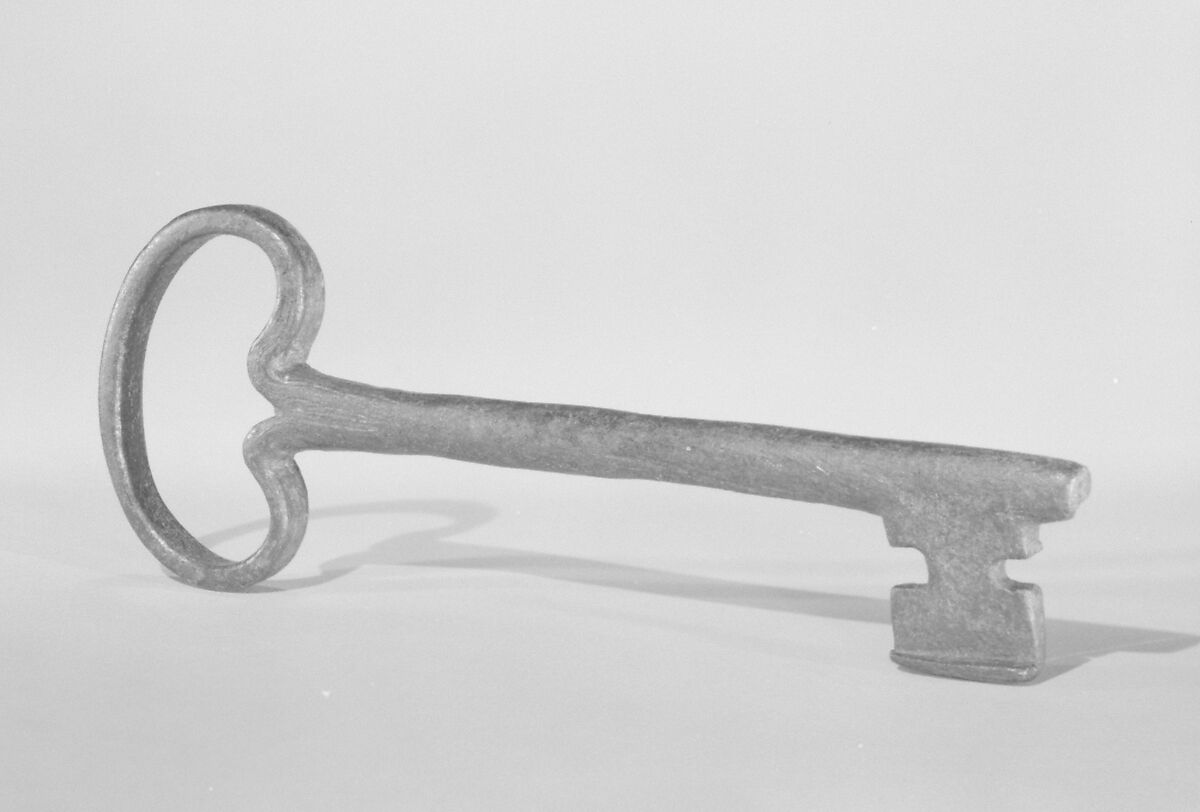 Key, Wrought iron, probably Italian 