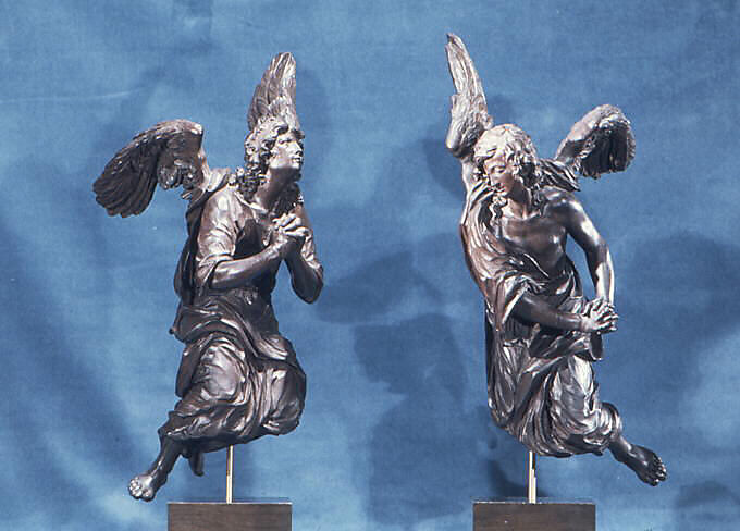 Angel (one of a pair), Hendrik-Frans Verbruggen (Flemish, Antwerp 1654–1724 Antwerp), Oak, Flemish