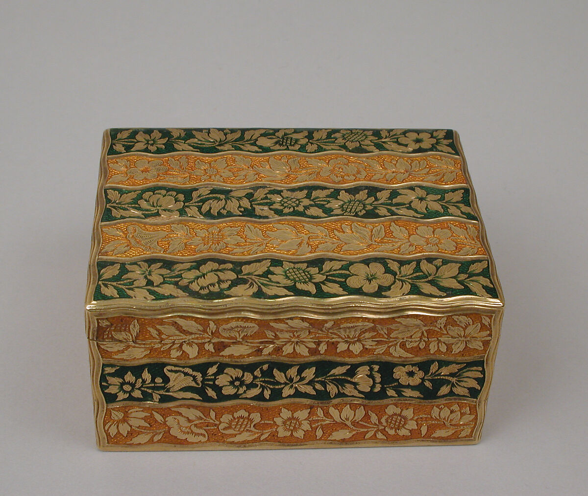 Snuffbox, Gold, enamel, French, Paris