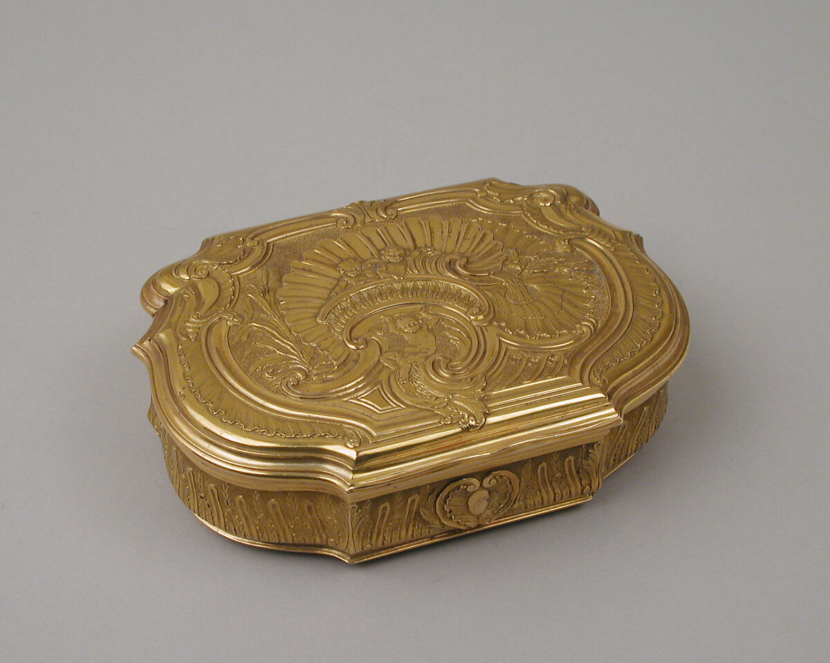 Snuffbox, Daniel Govaers (or Gouers) (French, master 1717, active 1736), Gold, ivory, French, Paris 