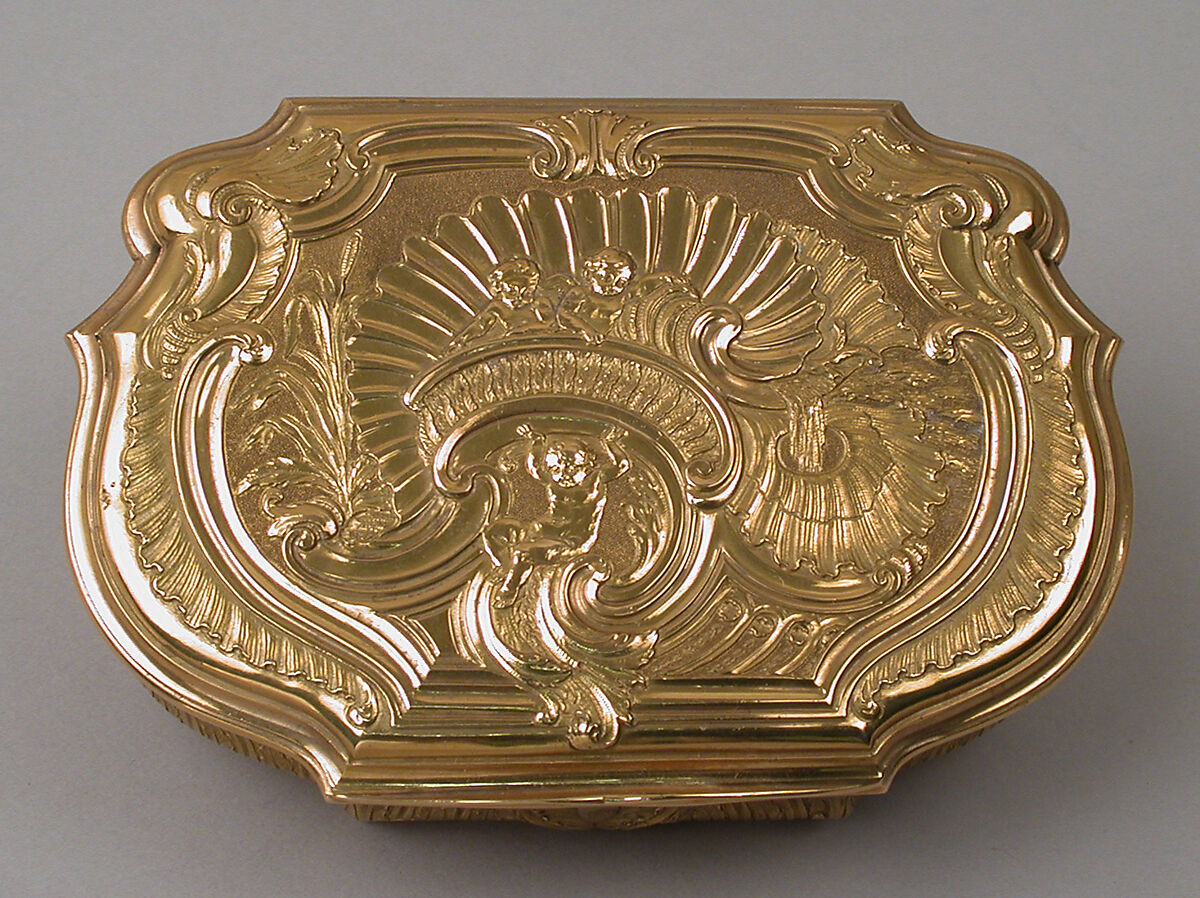 Snuffbox, Daniel Govaers (or Gouers) (French, master 1717, active 1736), Gold, ivory, French, Paris