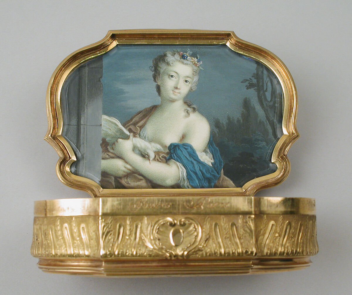 Snuffbox, Daniel Govaers (or Gouers) (French, master 1717, active 1736), Gold, ivory, French, Paris