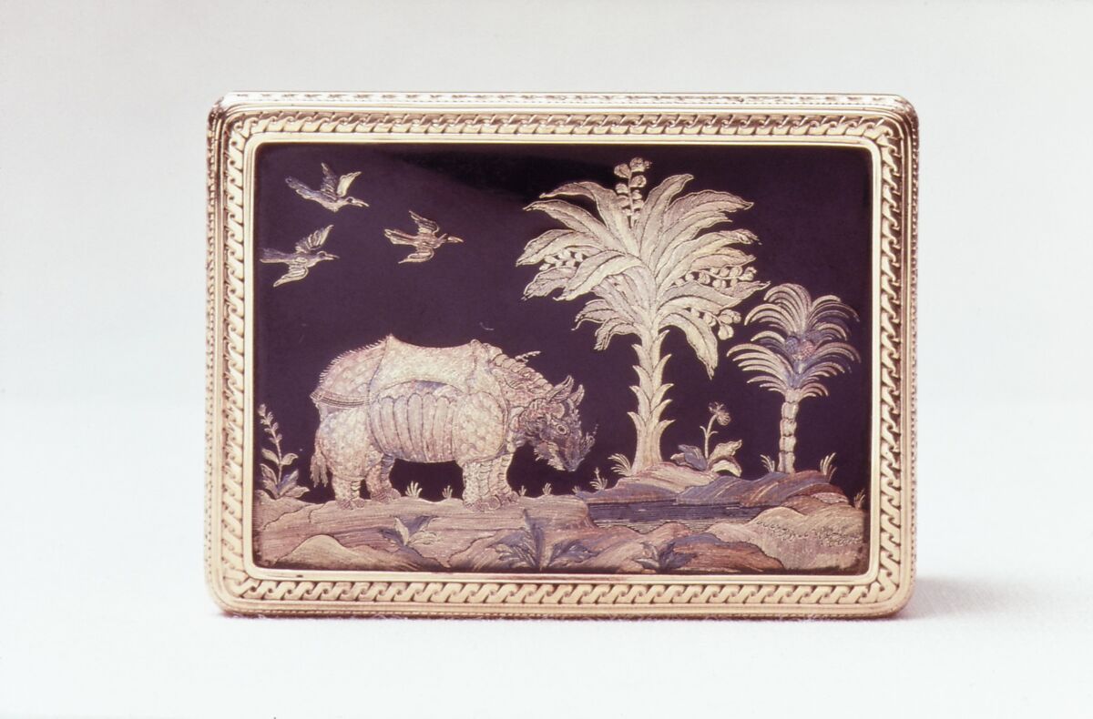 Snuffbox, Louis Roucel (French, active ca. 1756–1784, died 1787), Gold, shell, French, Paris