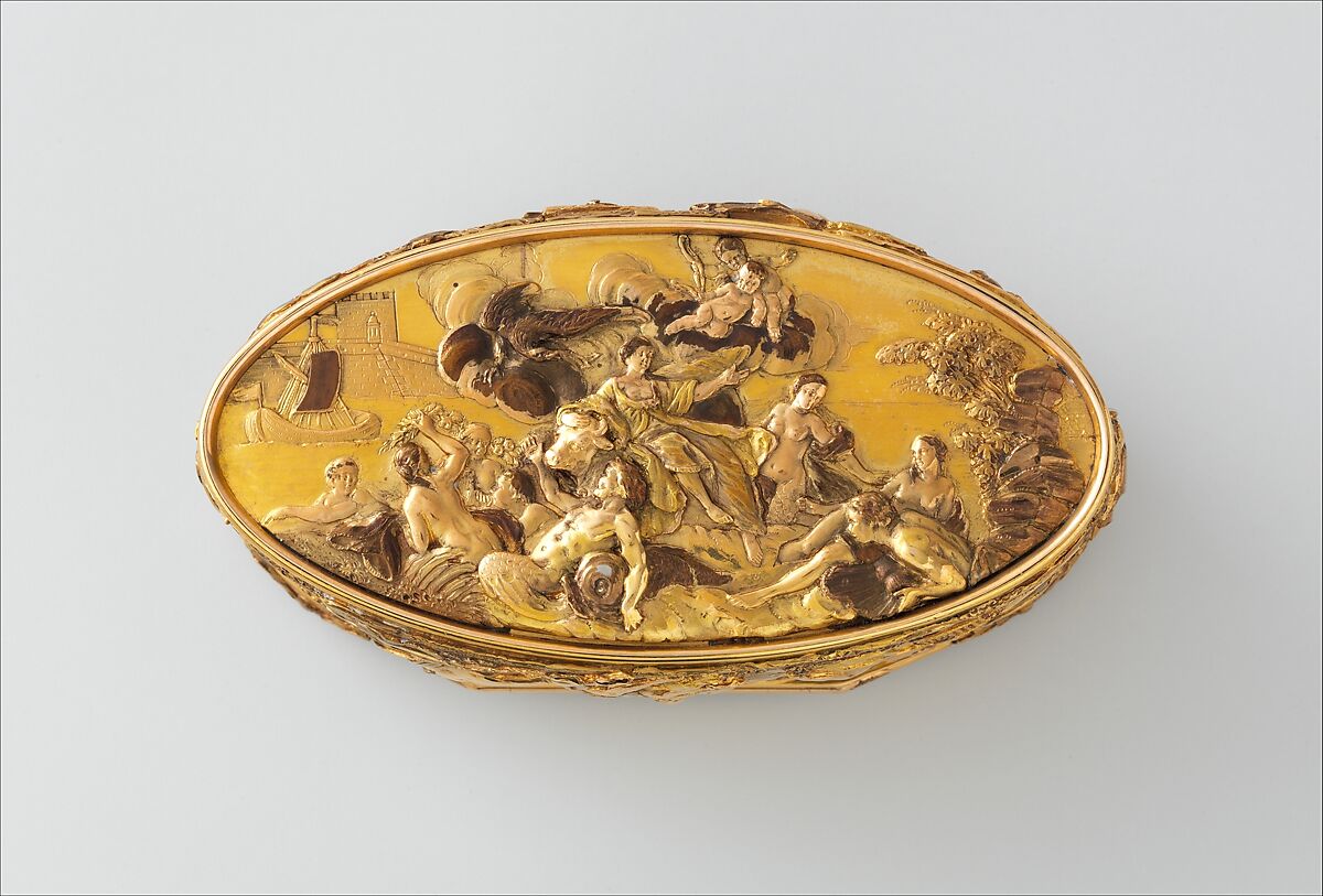 Snuffbox, Henry Bodson (French, master 1763, active 1789), Gold, French, Paris