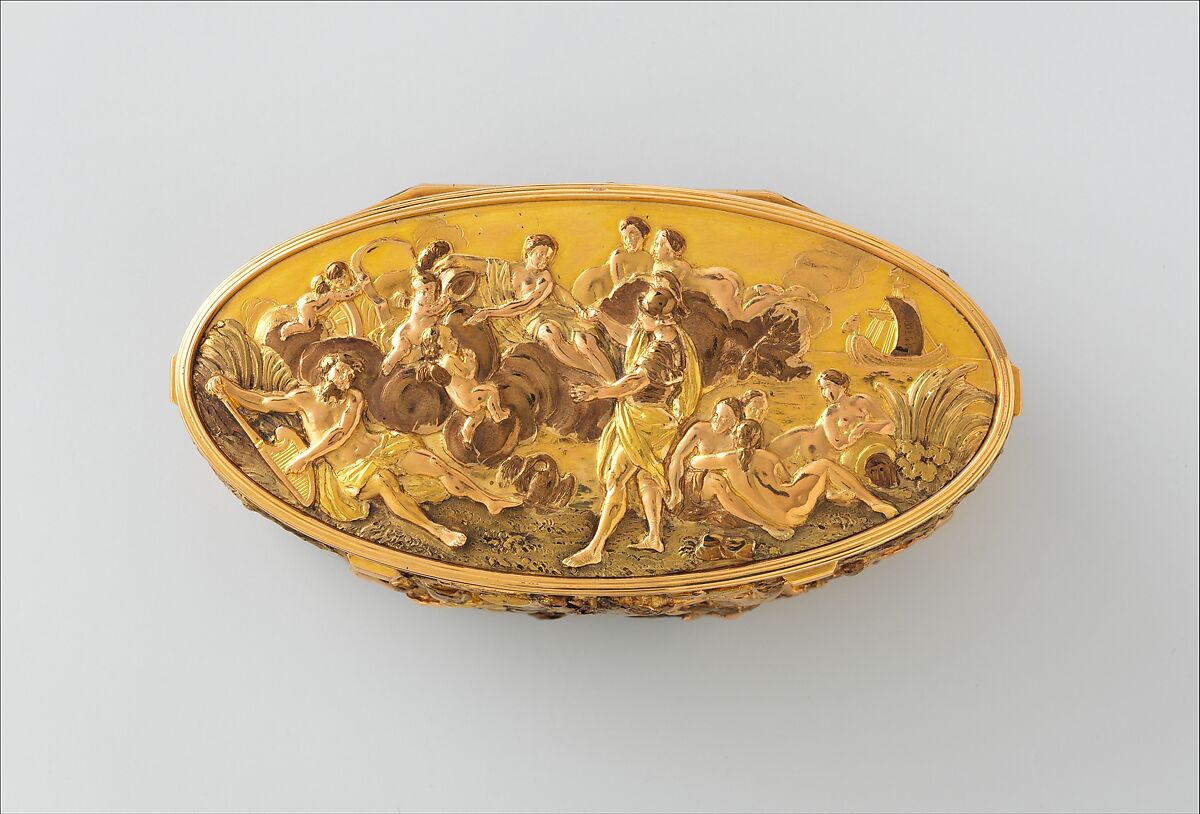 Snuffbox, Henry Bodson (French, master 1763, active 1789), Gold, French, Paris