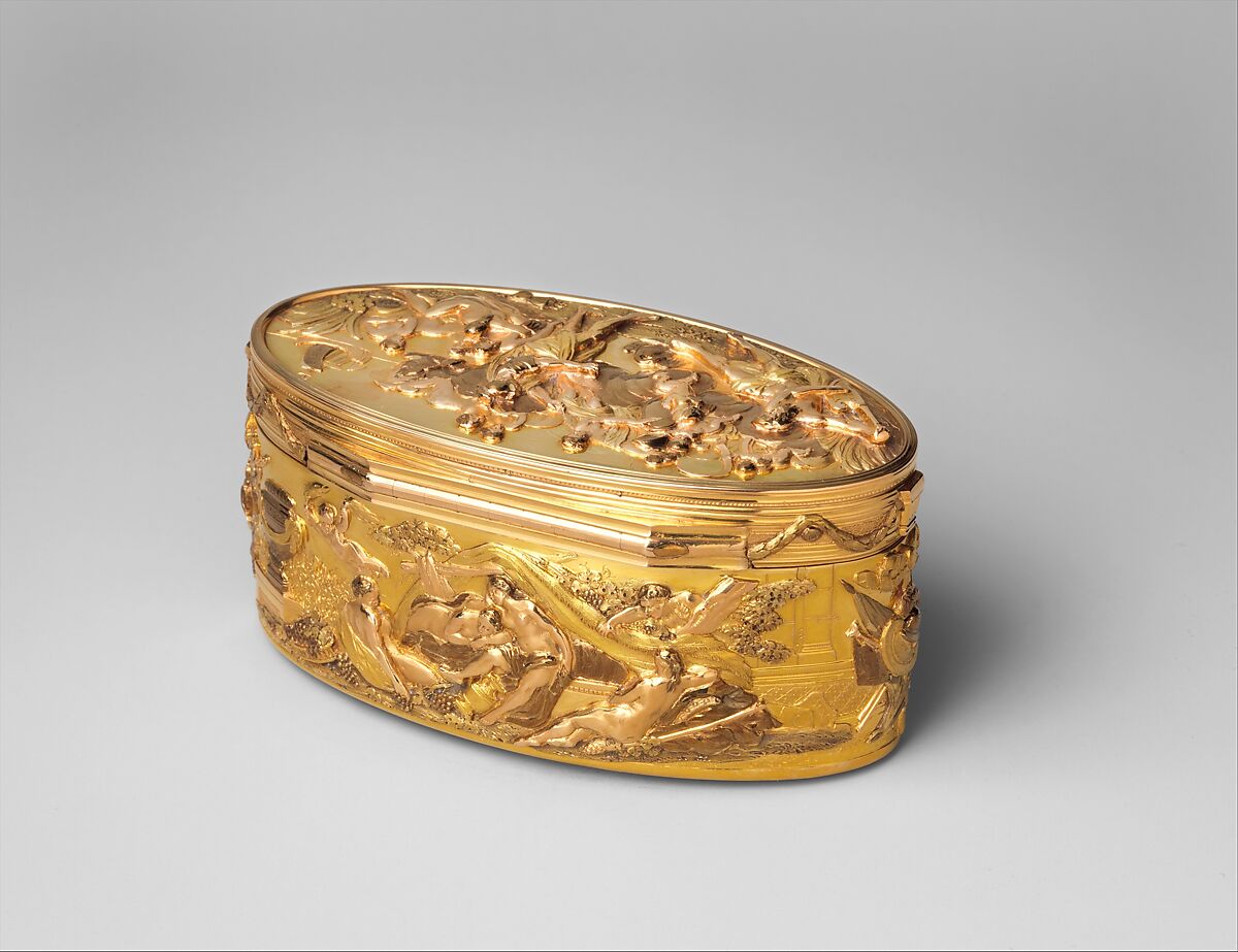 Snuffbox, Henry Bodson (French, master 1763, active 1789), Gold, French, Paris