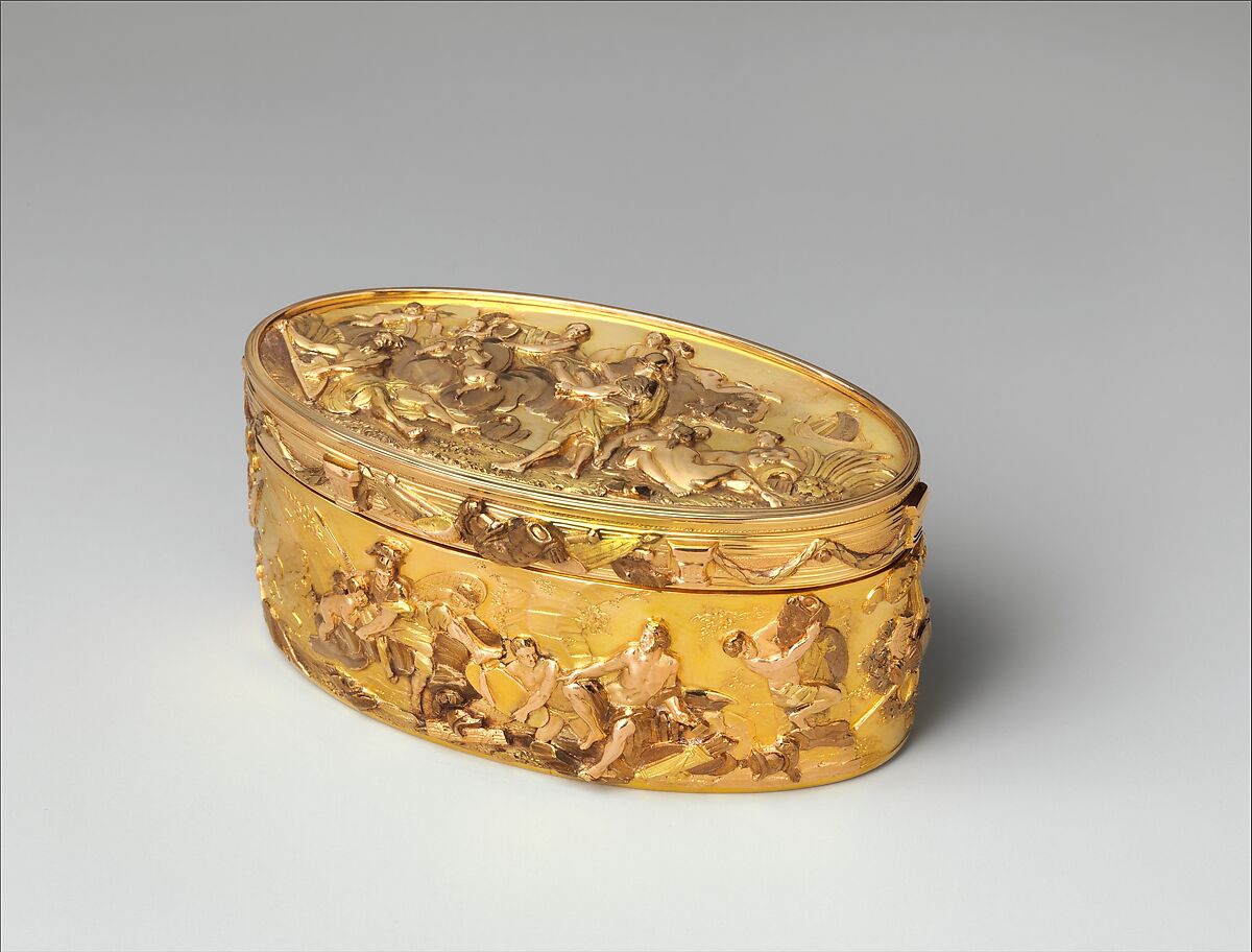 Snuffbox, Henry Bodson (French, master 1763, active 1789), Gold, French, Paris 