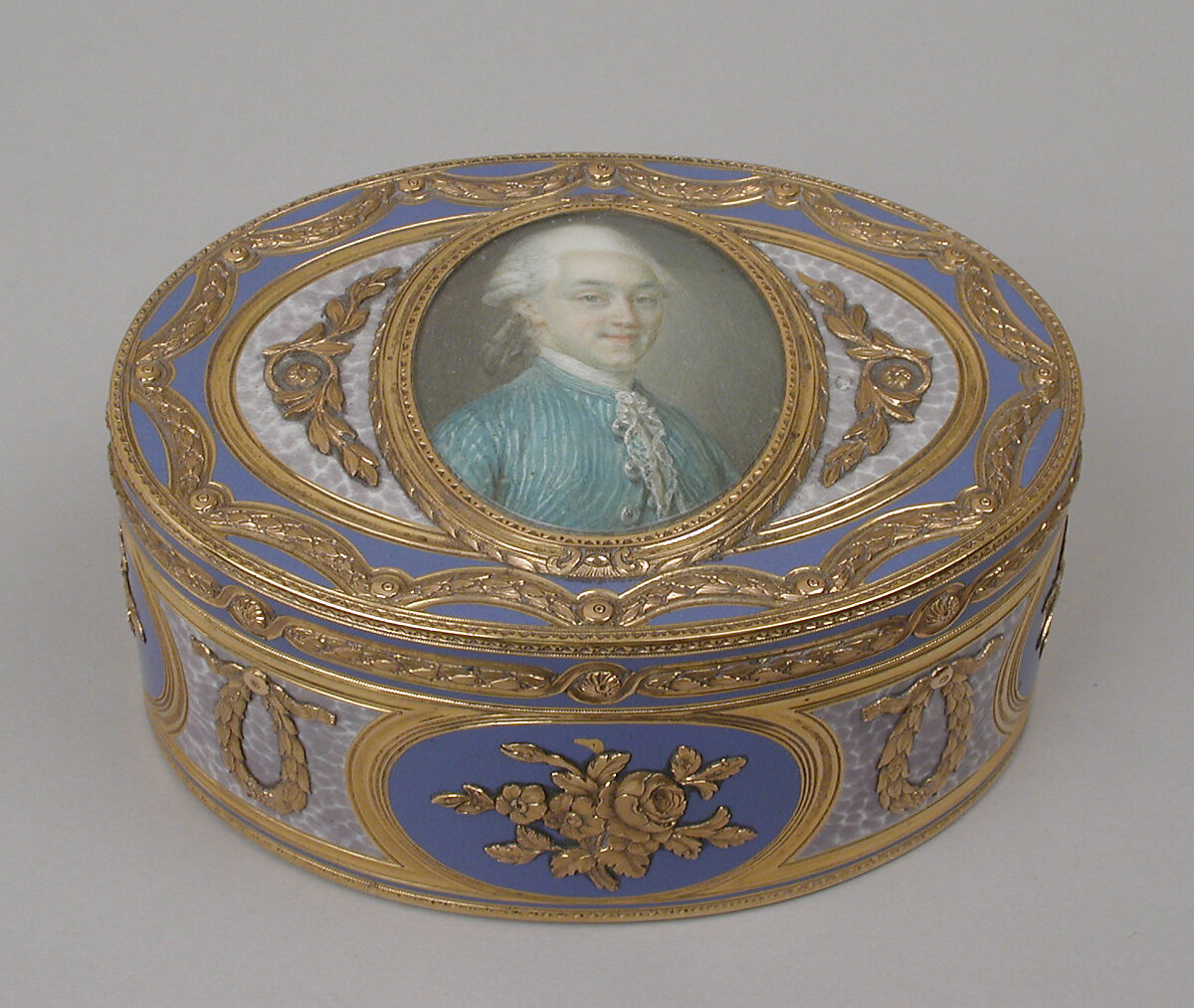 Snuffbox, Charles Le Bastier  French, Gold, enamel, French, Paris