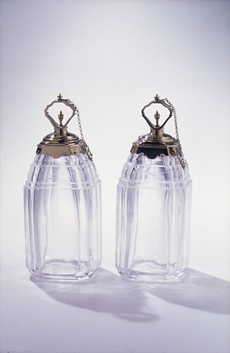 Perfume bottle (one of six) (part of a set)