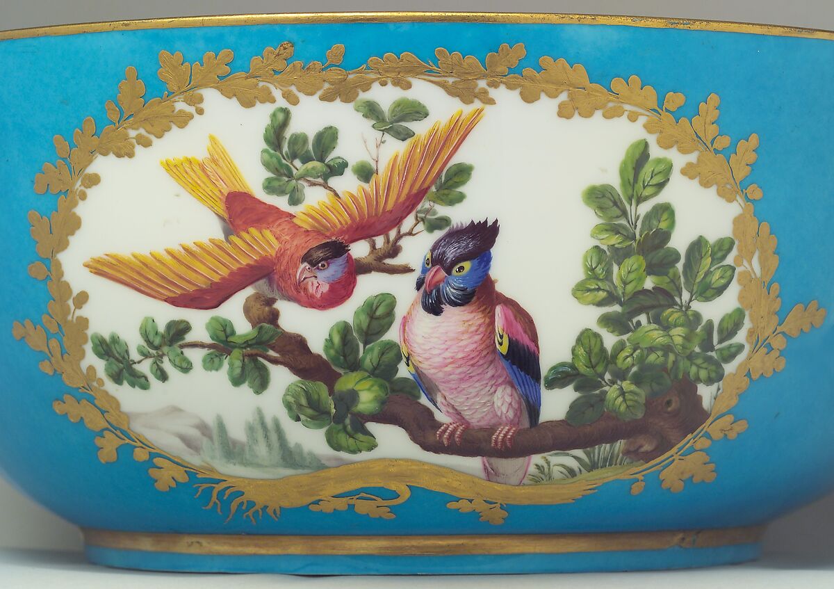 Punch bowl (jatte à punch) (part of a service), Sèvres Manufactory (French, 1740–present), Soft-paste porcelain, French, Sèvres