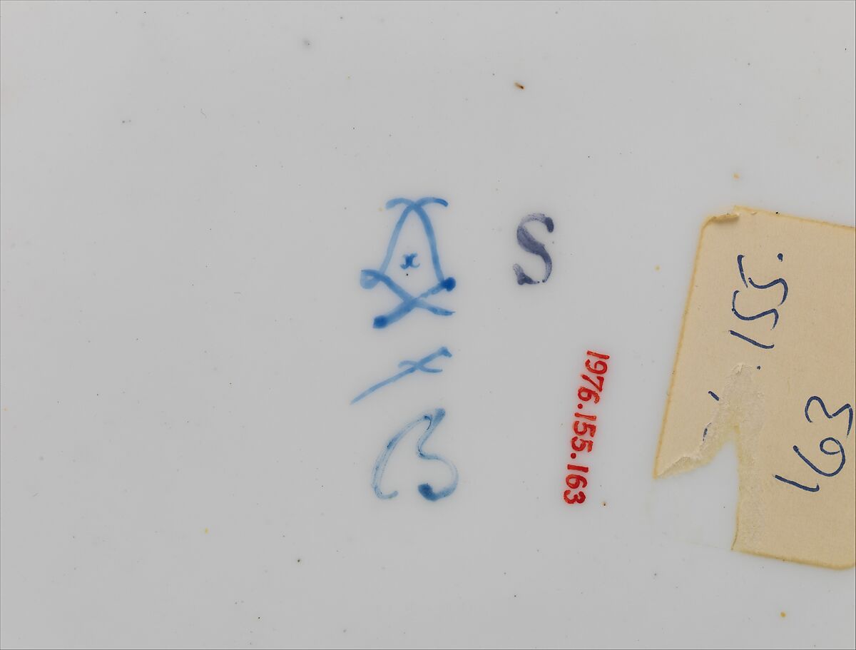 Plate, Sèvres Manufactory (French, 1740–present), Soft-paste porcelain, French, Sèvres