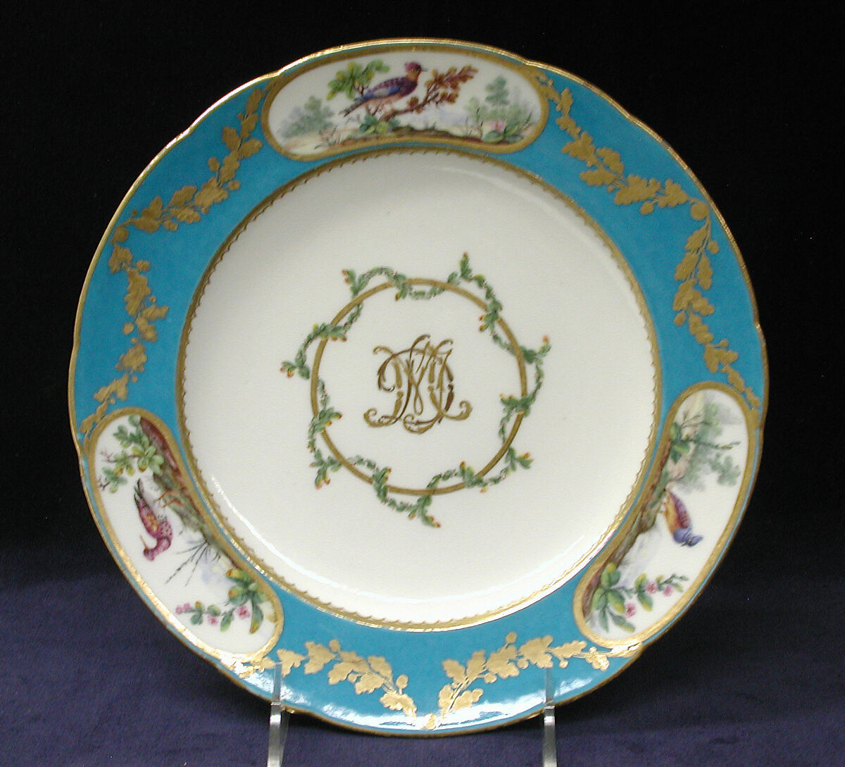 Plate, Sèvres Manufactory (French, 1740–present), Soft-paste porcelain, French, Sèvres 