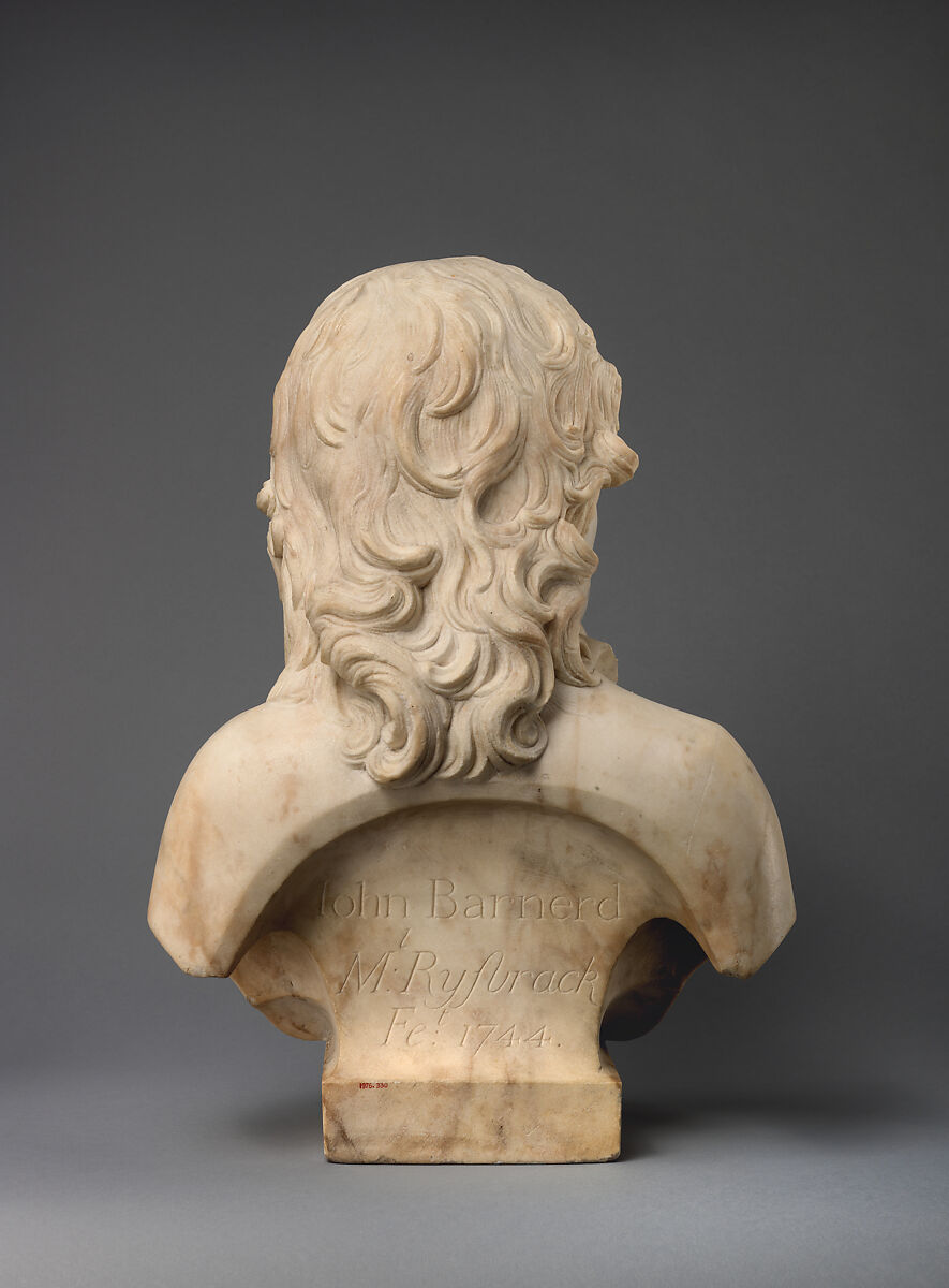 John Barnard, John Michael Rysbrack (Flemish, Antwerp 1694–1770 London), Marble, British, London