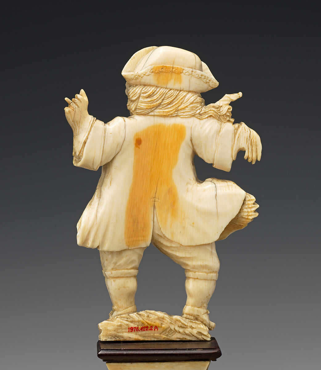 Male Dancing Dwarf, Ivory: base: ivory and wood, German or Netherlandish