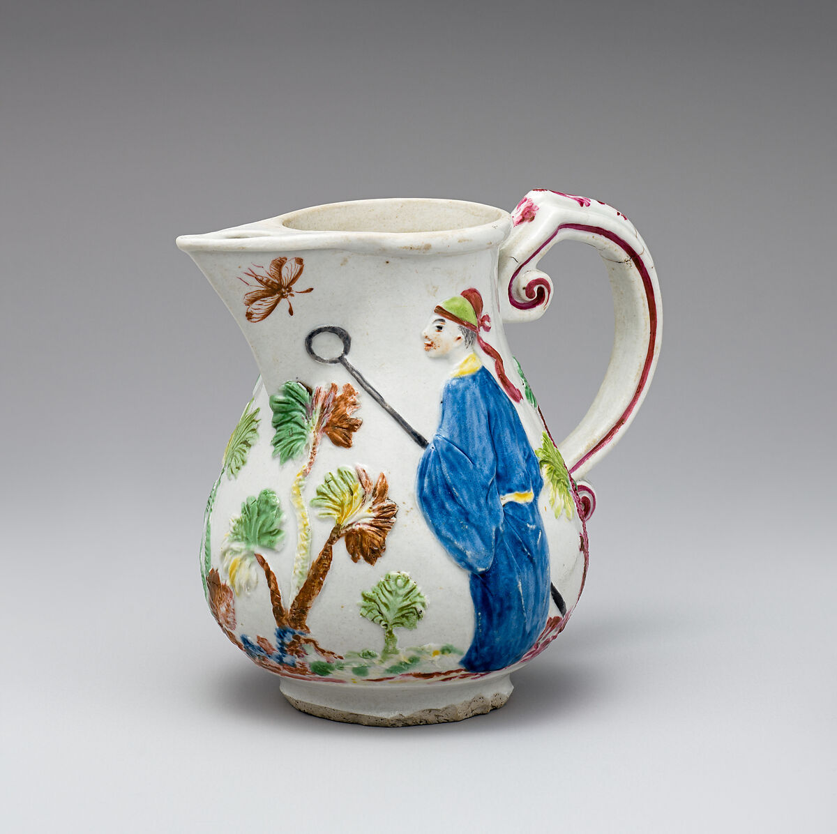 Pitcher, Vienna, Hard-paste porcelain, Austrian, Vienna