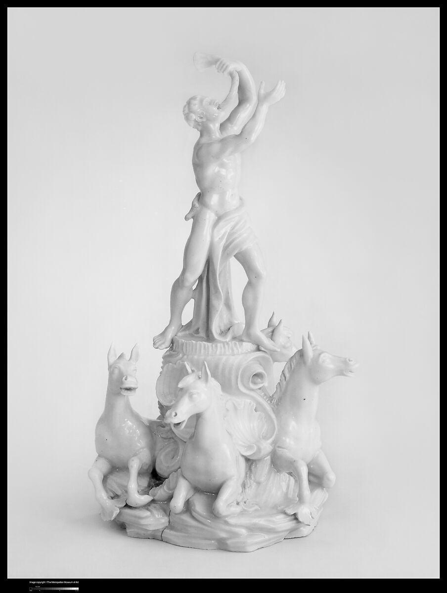 Centerpiece, Cozzi Manufactory (Italian, 1764–1812), Hard-paste porcelain, Italian, Venice 