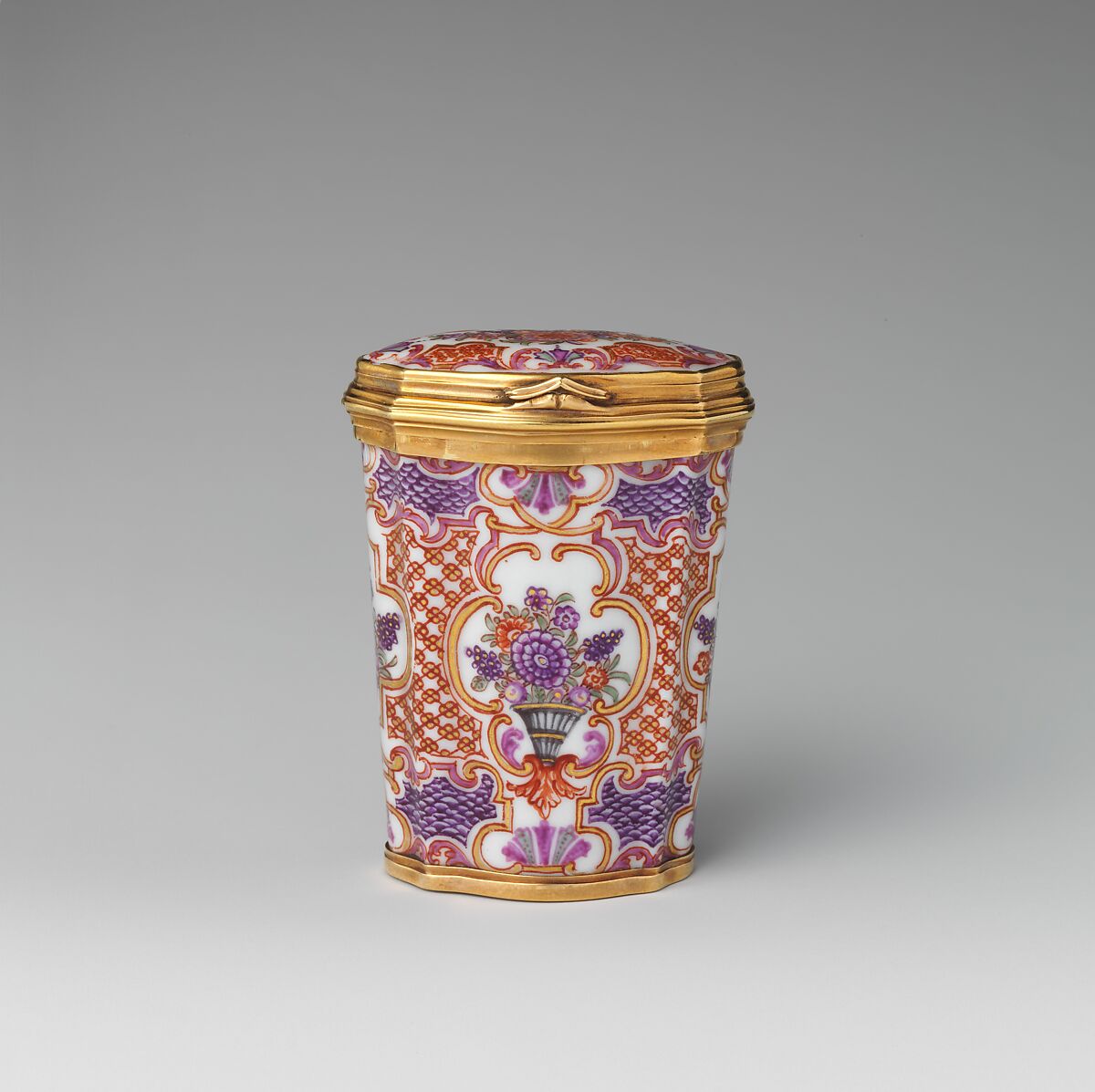 Étui, Vienna, Hard-paste porcelain, gold, Austrian, Vienna 