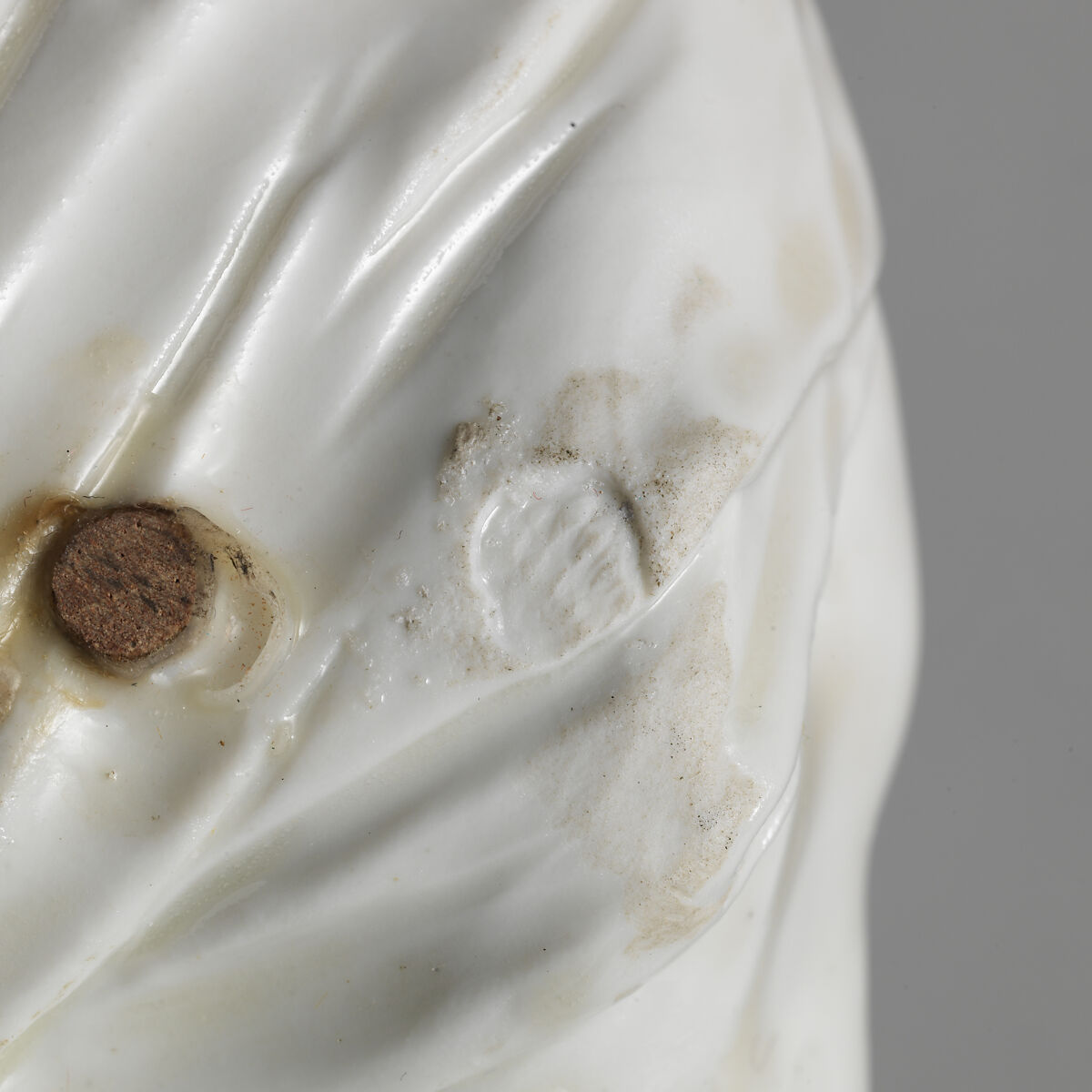 Corpus from a Crucifix, Nymphenburg Porcelain Manufactory (German, 1747–present), Hard-paste porcelain, German, Nymphenburg