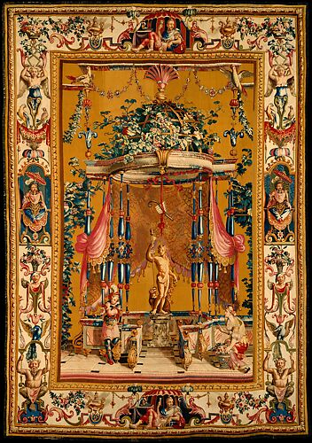 The Offering to Bacchus (from a set of five Berain Grotesques)