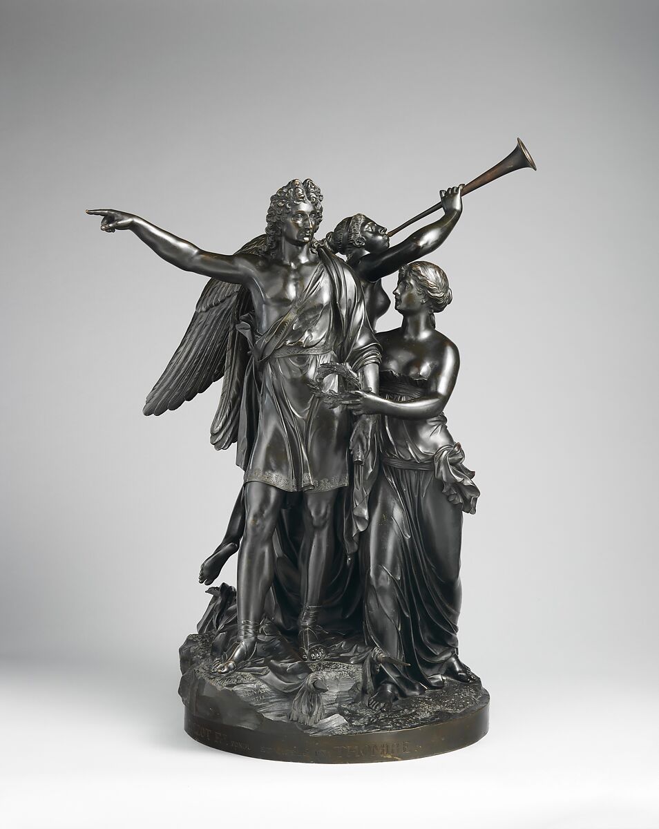 Allegory of the Maréchal de Villars’s Victory at Denain, Model by Louis Simon Boizot (French, Paris 1743–1809 Paris), Bronze, French, Paris 