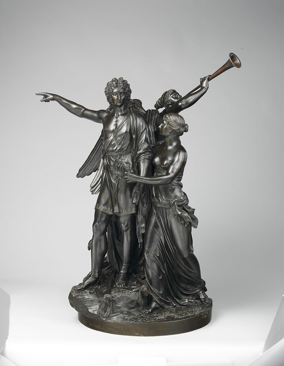 Allegory of the Maréchal de Villars’s Victory at Denain, Model by Louis Simon Boizot (French, Paris 1743–1809 Paris), Bronze, French, Paris