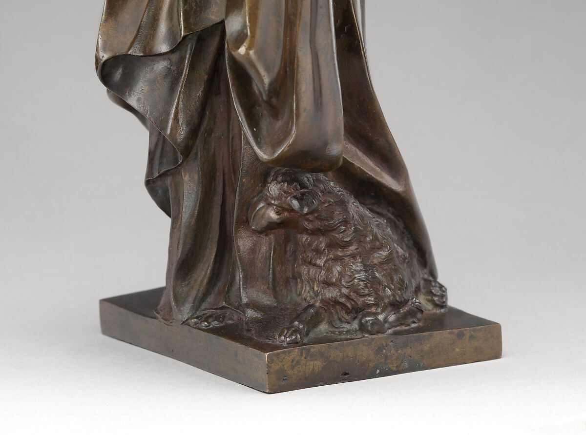 Saint Agnes, After a model by Gian Lorenzo Bernini (Italian, Naples 1598–1680 Rome), Bronze, Italian, Rome
