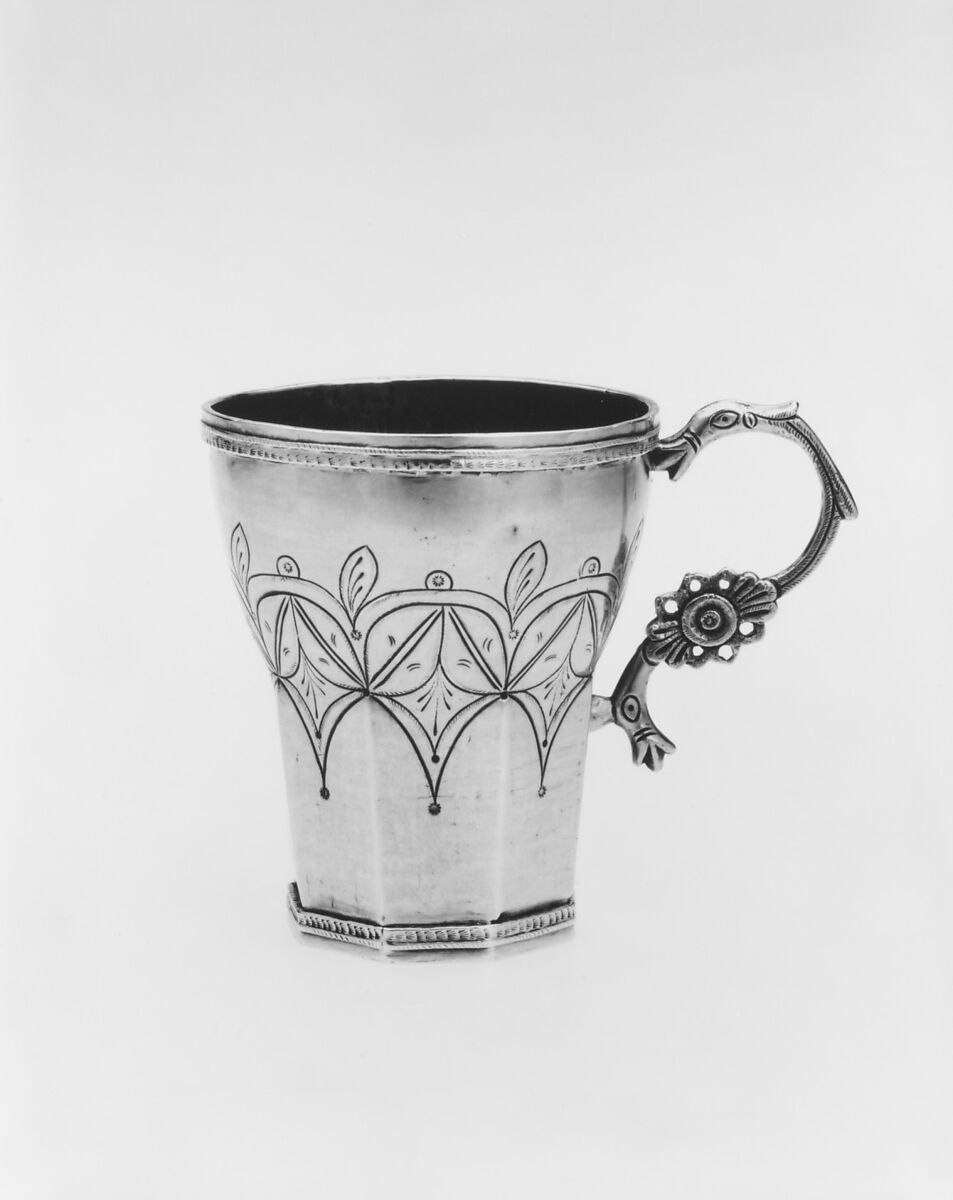 Mug (one of a pair), Silver, South American (Bolivian) 
