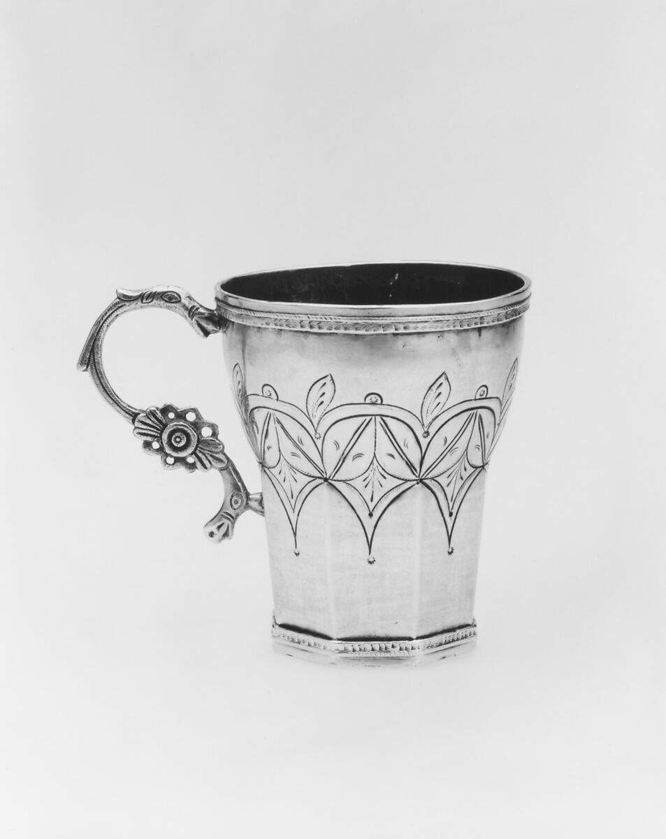 Mug (one of a pair), Silver, South American (Bolivian) 