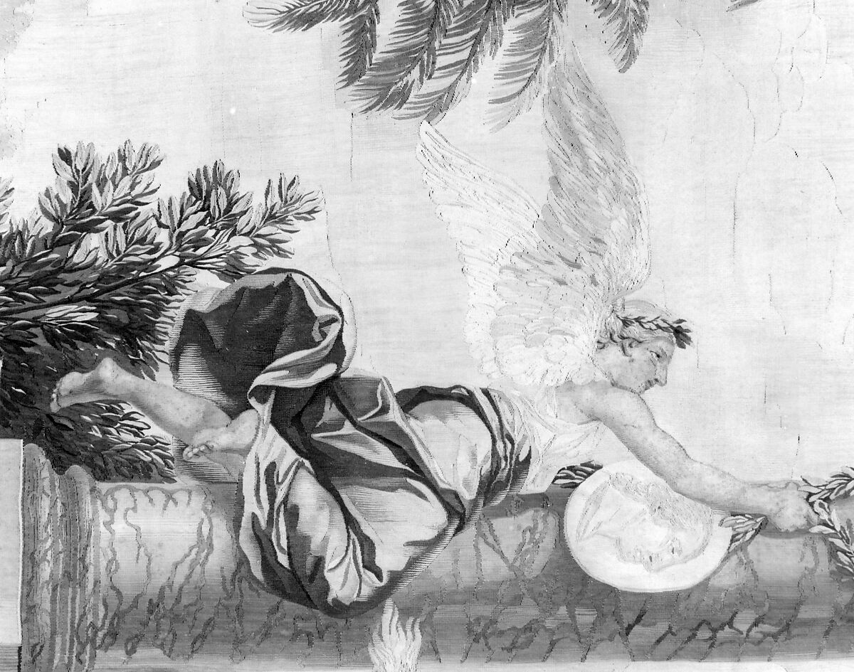 America from a set of The Four Continents, Jean Jacques François Le Barbier (French, Rouen 1738–1826 Paris), Wool, silk (19-21 warps per inch, 8 per cm.), French, Beauvais