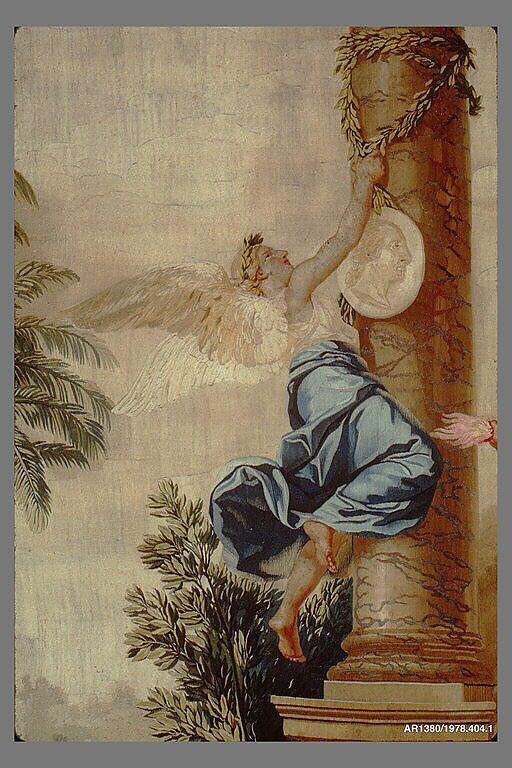 America from a set of The Four Continents, Jean Jacques François Le Barbier (French, Rouen 1738–1826 Paris), Wool, silk (19-21 warps per inch, 8 per cm.), French, Beauvais