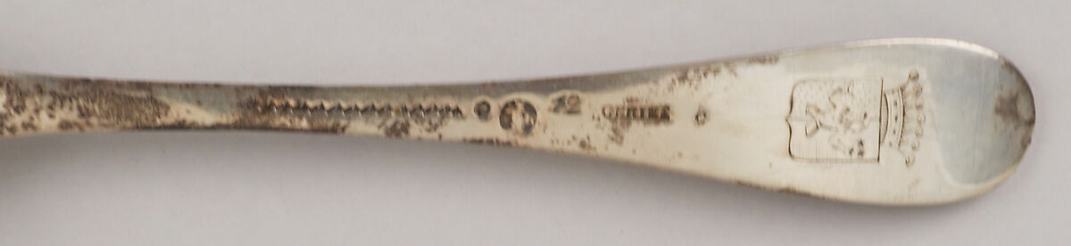 Fork (part of a set), F.E. Gerike (1833–1861), Silver, German, Berlin