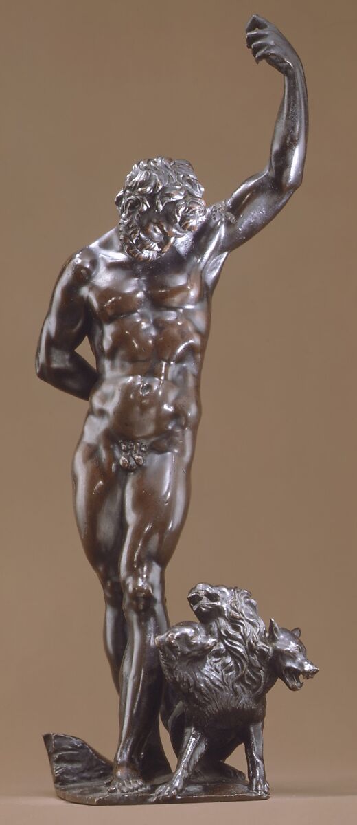 Pluto and Cerberus, After Giovanni Battista di Jacopo (Italian, Florence 1494–1540 Fontainebleau), Bronze, French