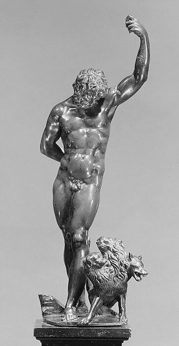 Pluto and Cerberus, After Giovanni Battista di Jacopo (Italian, Florence 1494–1540 Fontainebleau), Bronze, French