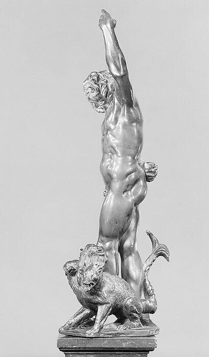 Pluto and Cerberus, After Giovanni Battista di Jacopo (Italian, Florence 1494–1540 Fontainebleau), Bronze, French