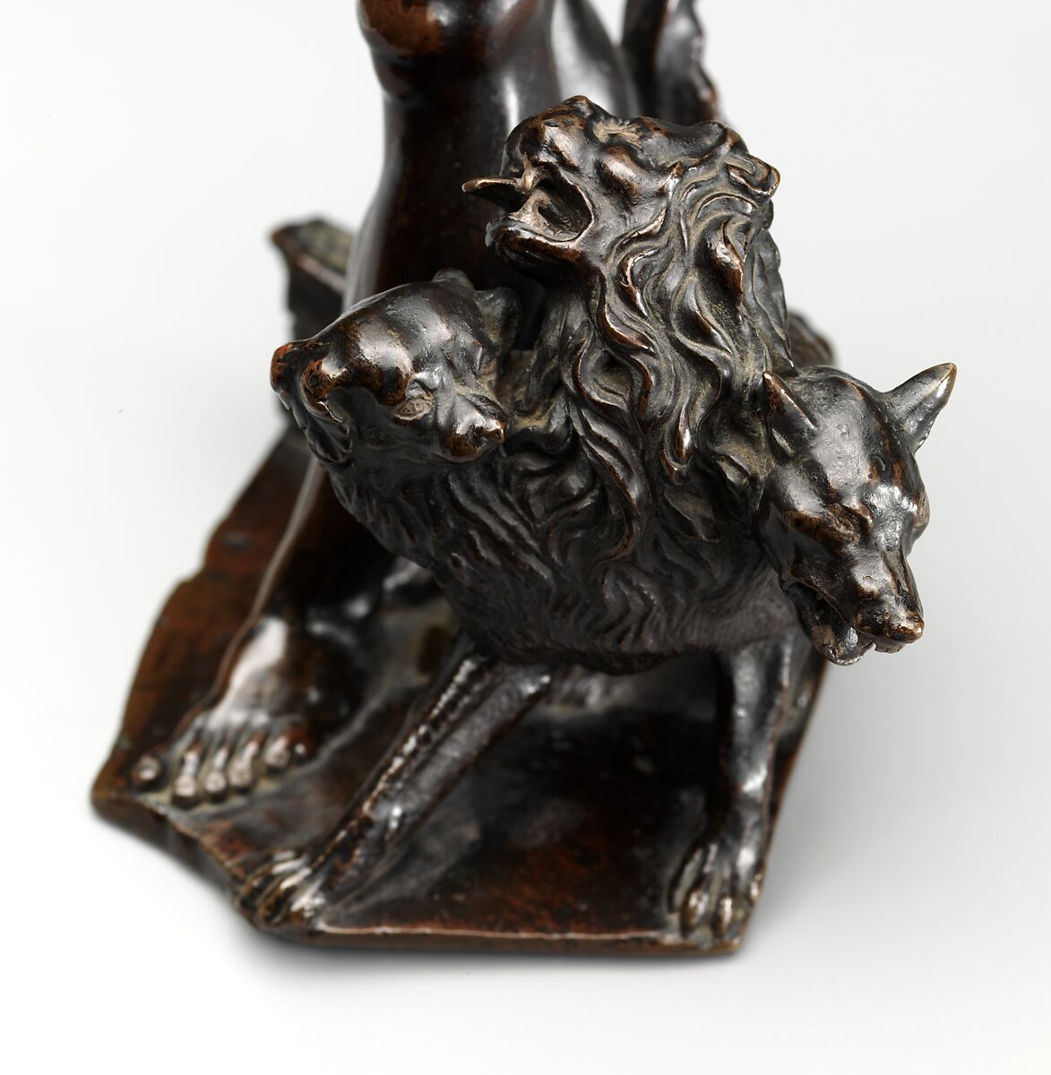 Pluto and Cerberus, After Giovanni Battista di Jacopo (Italian, Florence 1494–1540 Fontainebleau), Bronze, French