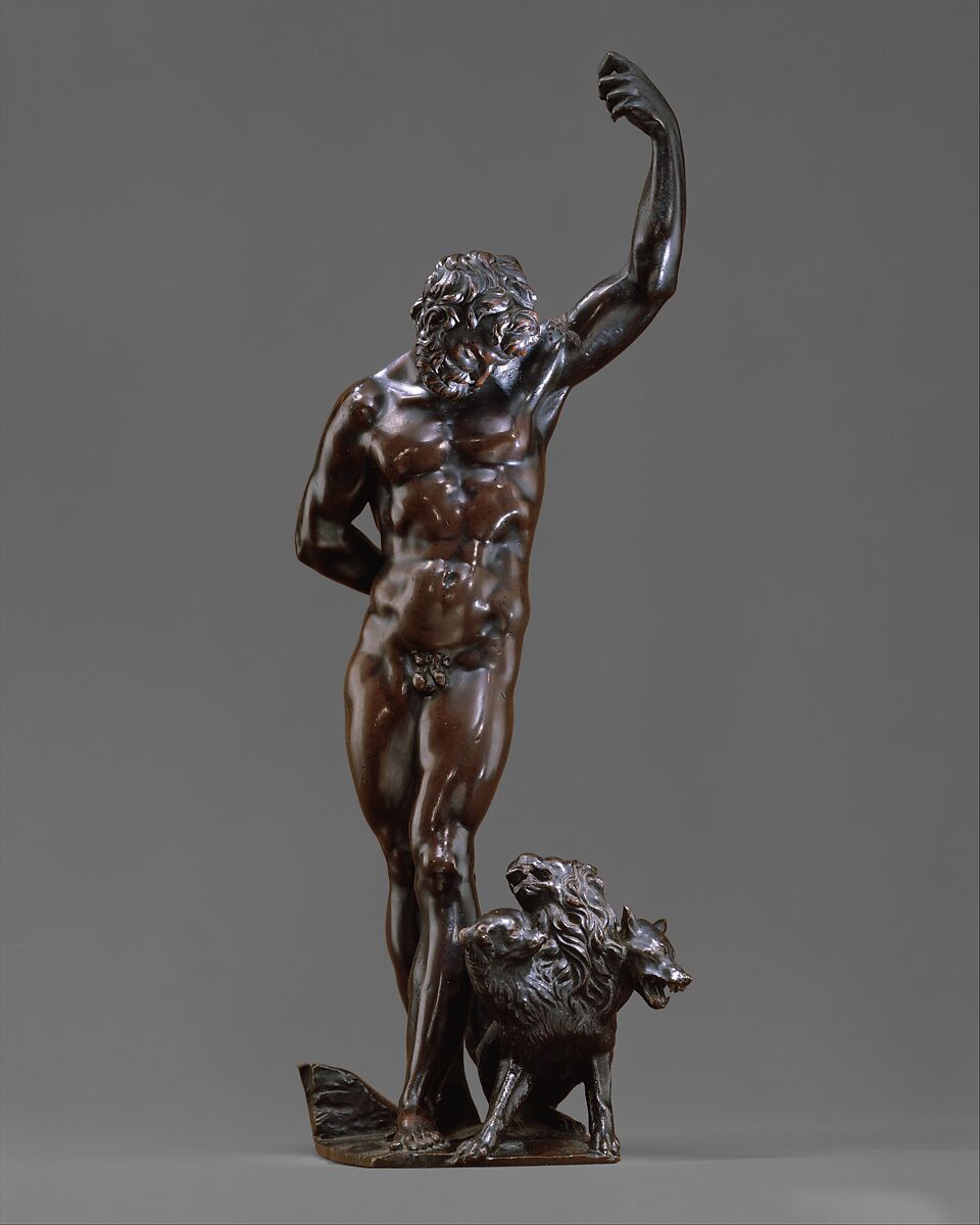 Pluto and Cerberus, After Giovanni Battista di Jacopo (Italian, Florence 1494–1540 Fontainebleau), Bronze, French