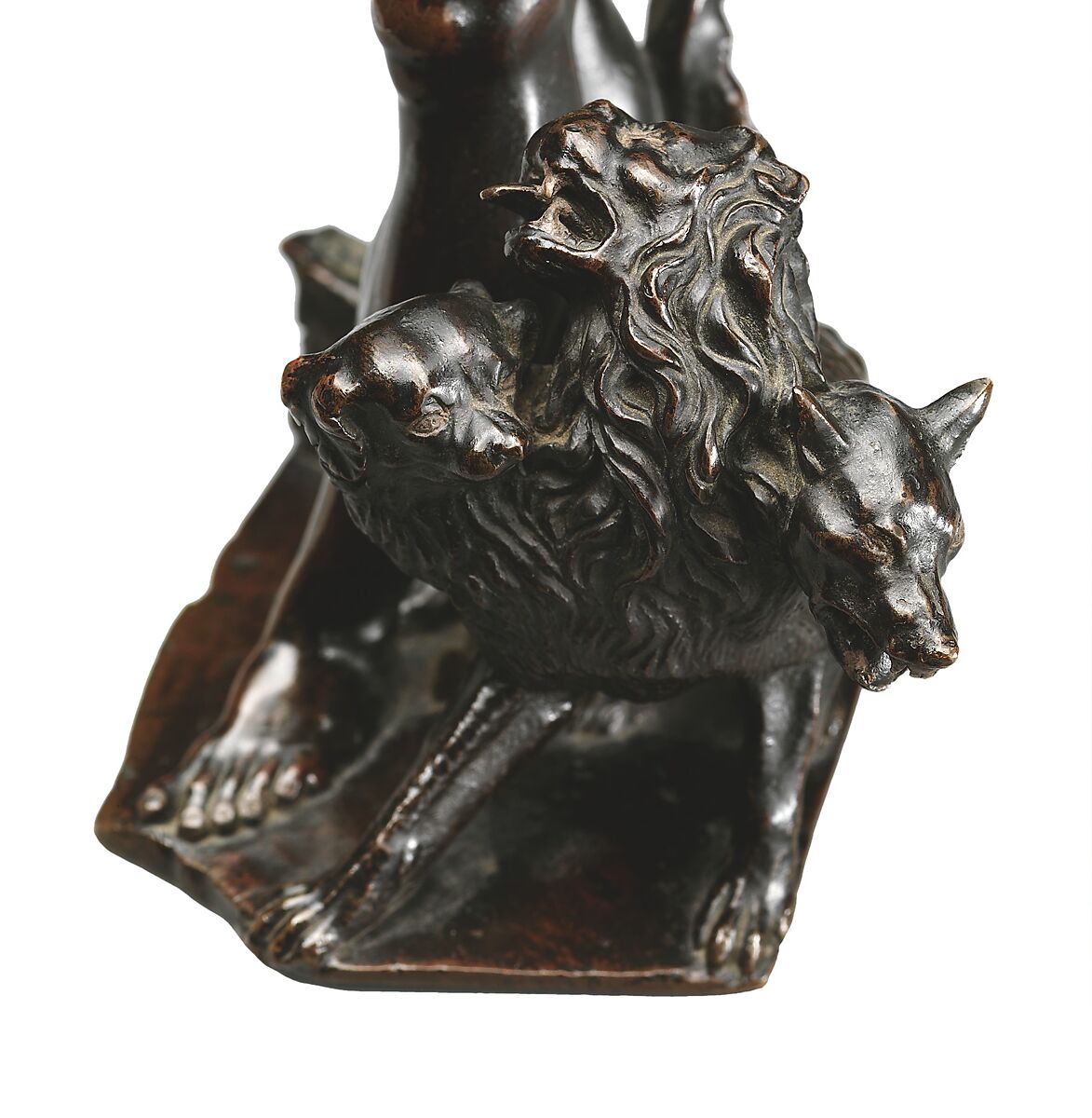 Pluto and Cerberus, After Giovanni Battista di Jacopo (Italian, Florence 1494–1540 Fontainebleau), Bronze, French