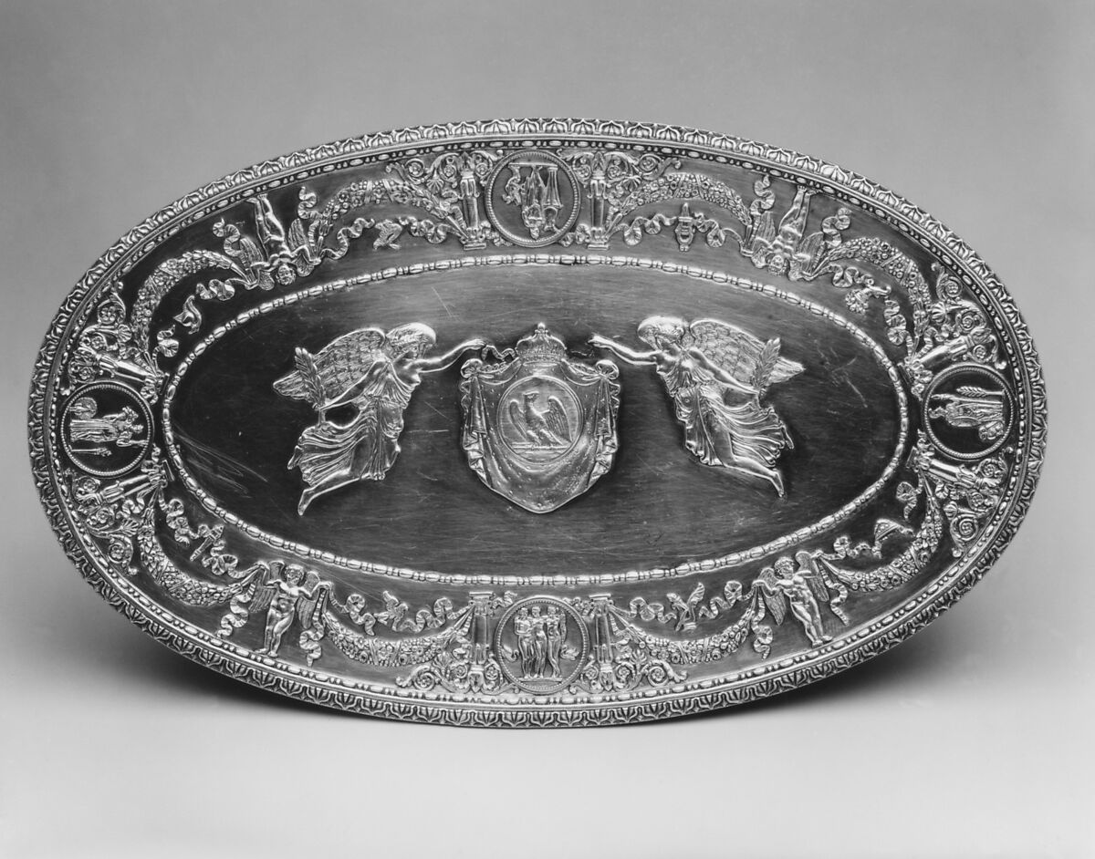 Salver, Silver gilt, probably French