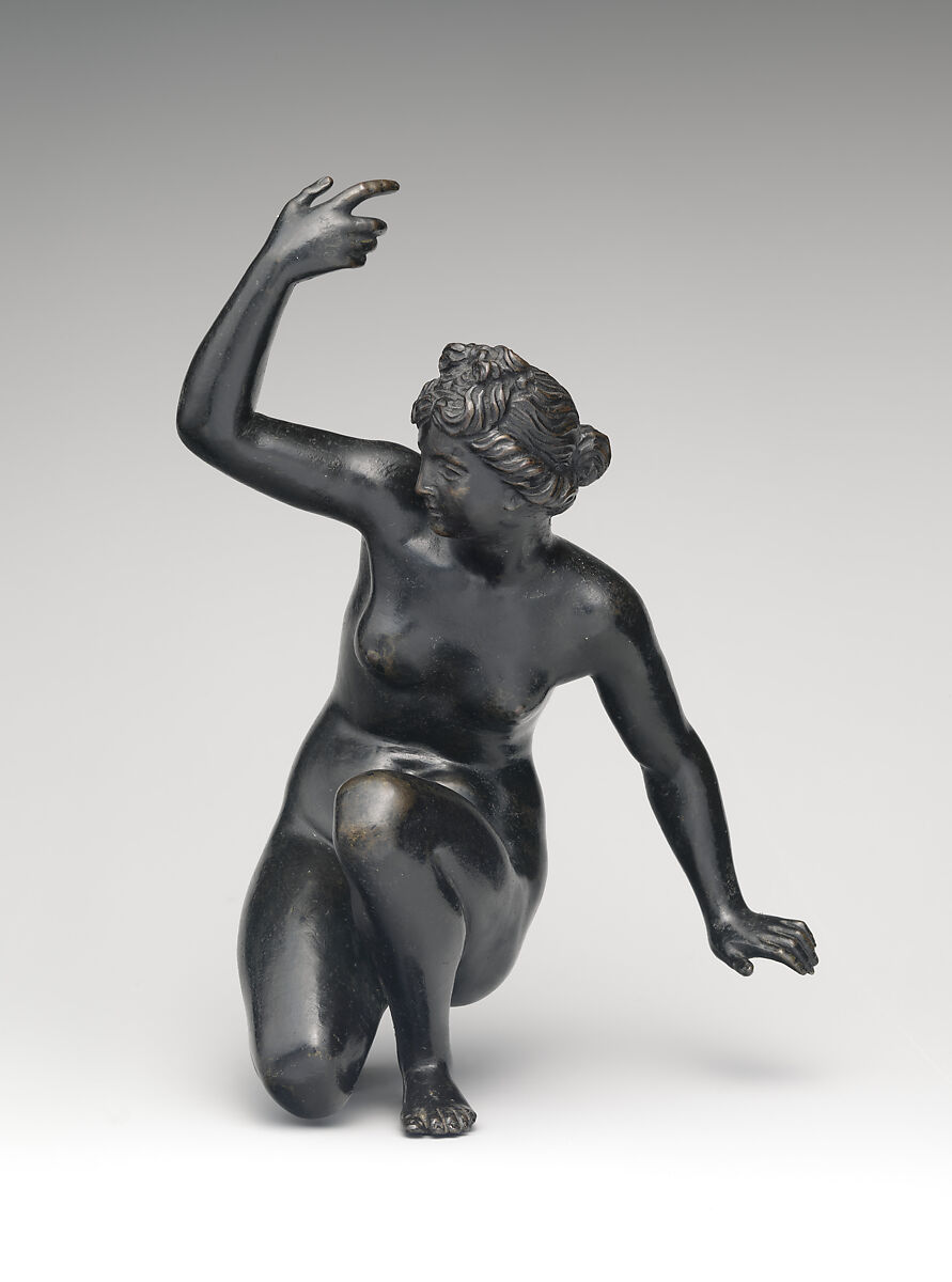 Crouching Venus, Bronze, Italian, Rome 