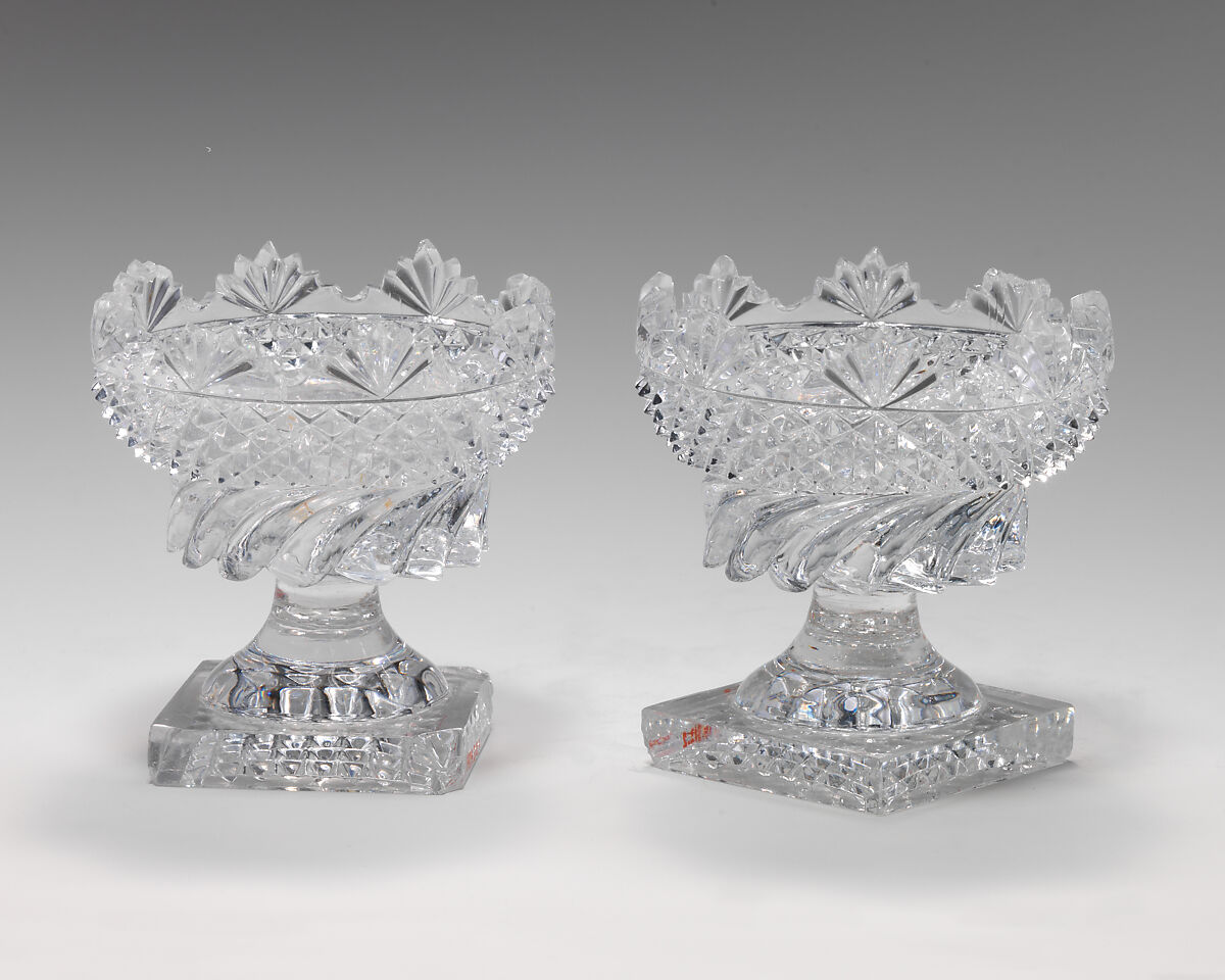 Salt (one of a pair), Glass, Irish or British
