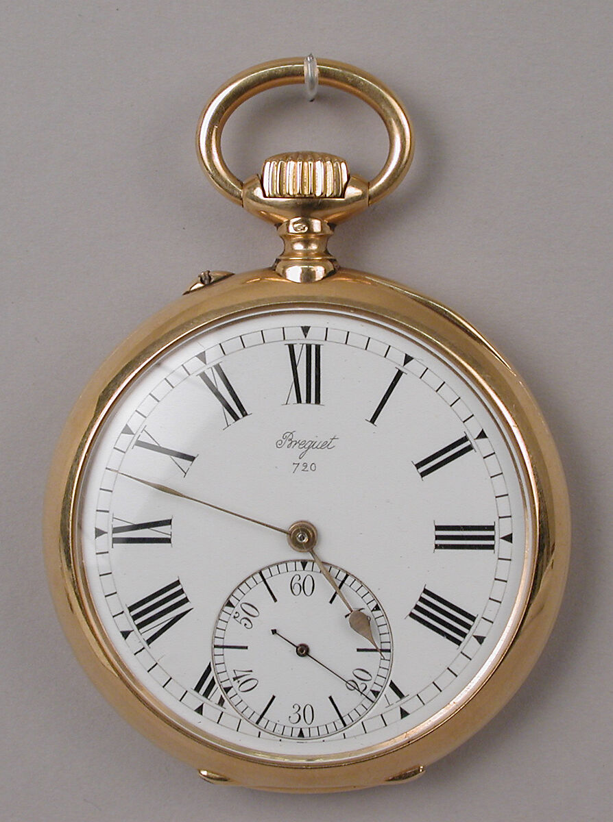 Pocket watch, Watchmaker: Firm of Breguet et Fils (French, 1816–1833), Gold, enamel, gilded brass and steel, French, Paris 